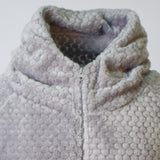 Peignoir corail unisexe gris Oslo