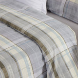 Agnes gray flannel duvet cover