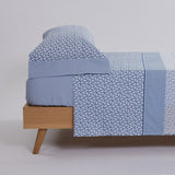L'ensemble de draps bleu Lorraine