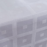 Nappe satin jacquard carré d'hospitalité