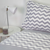 Draps en polaire corail Aroa gris