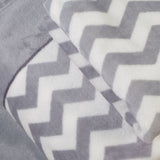 Draps en polaire corail Aroa gris