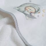 Cape de bain Moon Bear 450 Blanc/Gris///