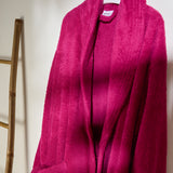 Raspberry bathrobe
