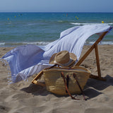 Paréo de plage Hamman 1029 gris