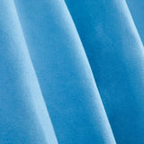 Peignoir adulte en microfibre bleu