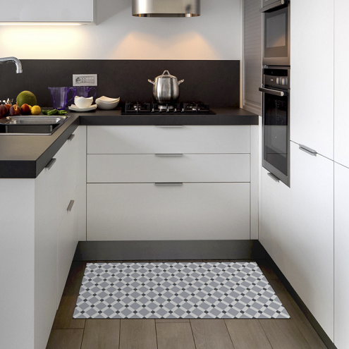 Incluye una alfombra en la decoración de tu cocina