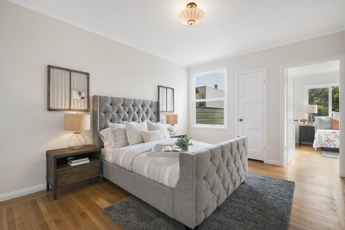 Dormitorio gris