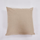 Housse de coussin en coton beige 45x45