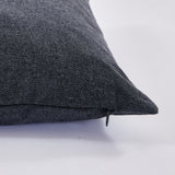 Housse de coussin en coton 45x45 anthracite