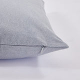 Housse de coussin en coton gris 45x45