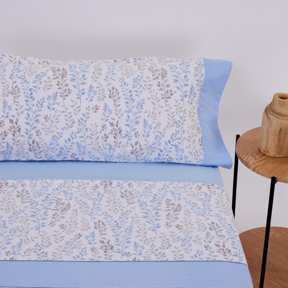 Mara Ice Flannel Sheets