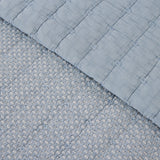 courtepointe en coton bleu glacier Harper