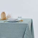 Nappe en coton vichy vert