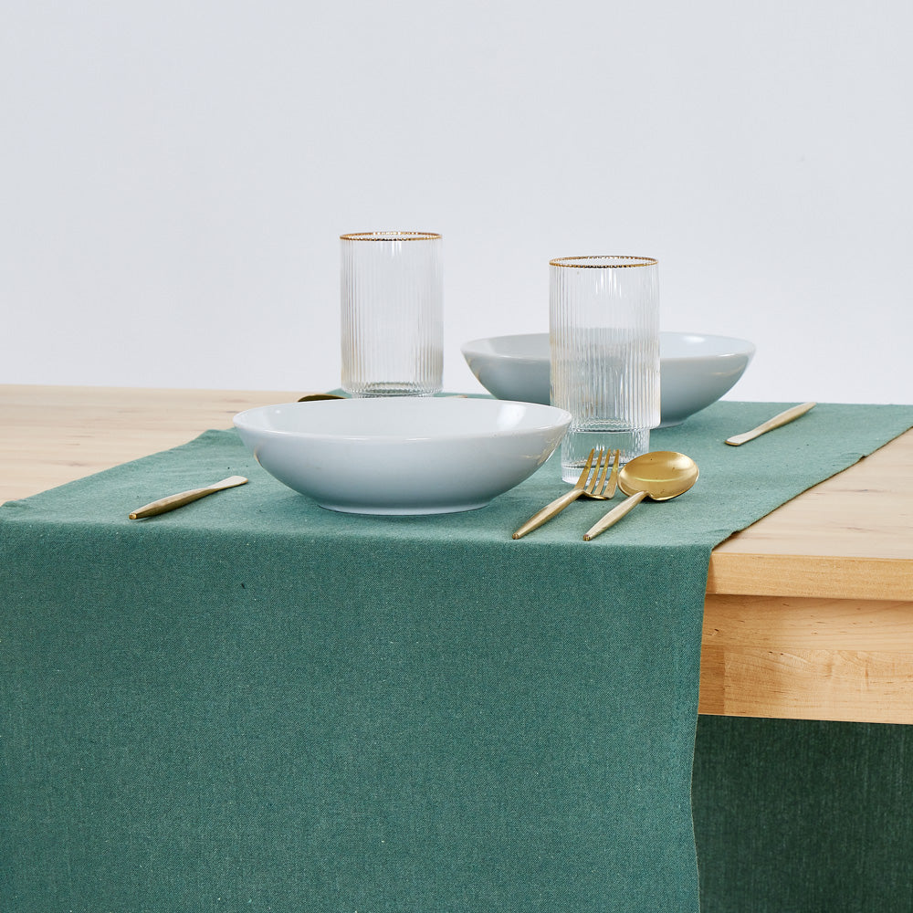 Ensemble de chemin de table en coton (2 unités) 