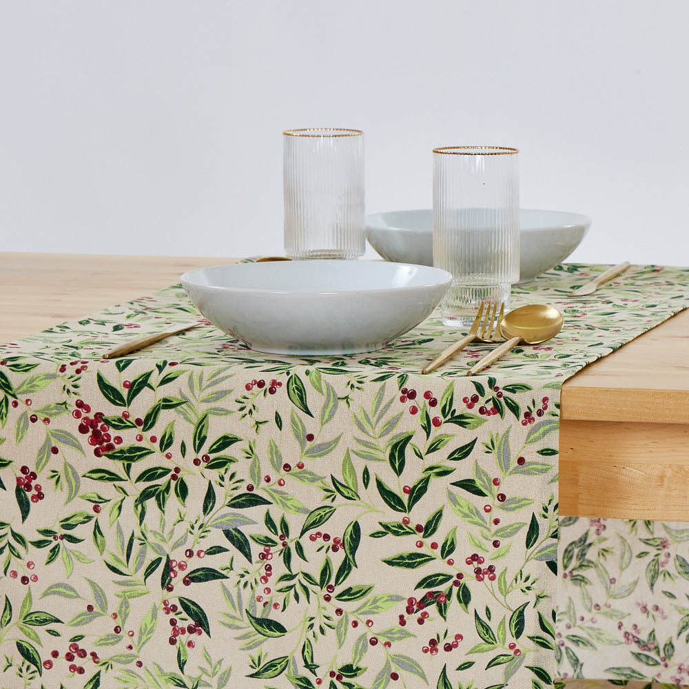 Ensemble de chemin de table en coton (2 unités) 