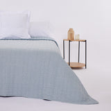 courtepointe en coton bleu glacier Harper
