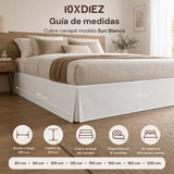 White sun bed cover