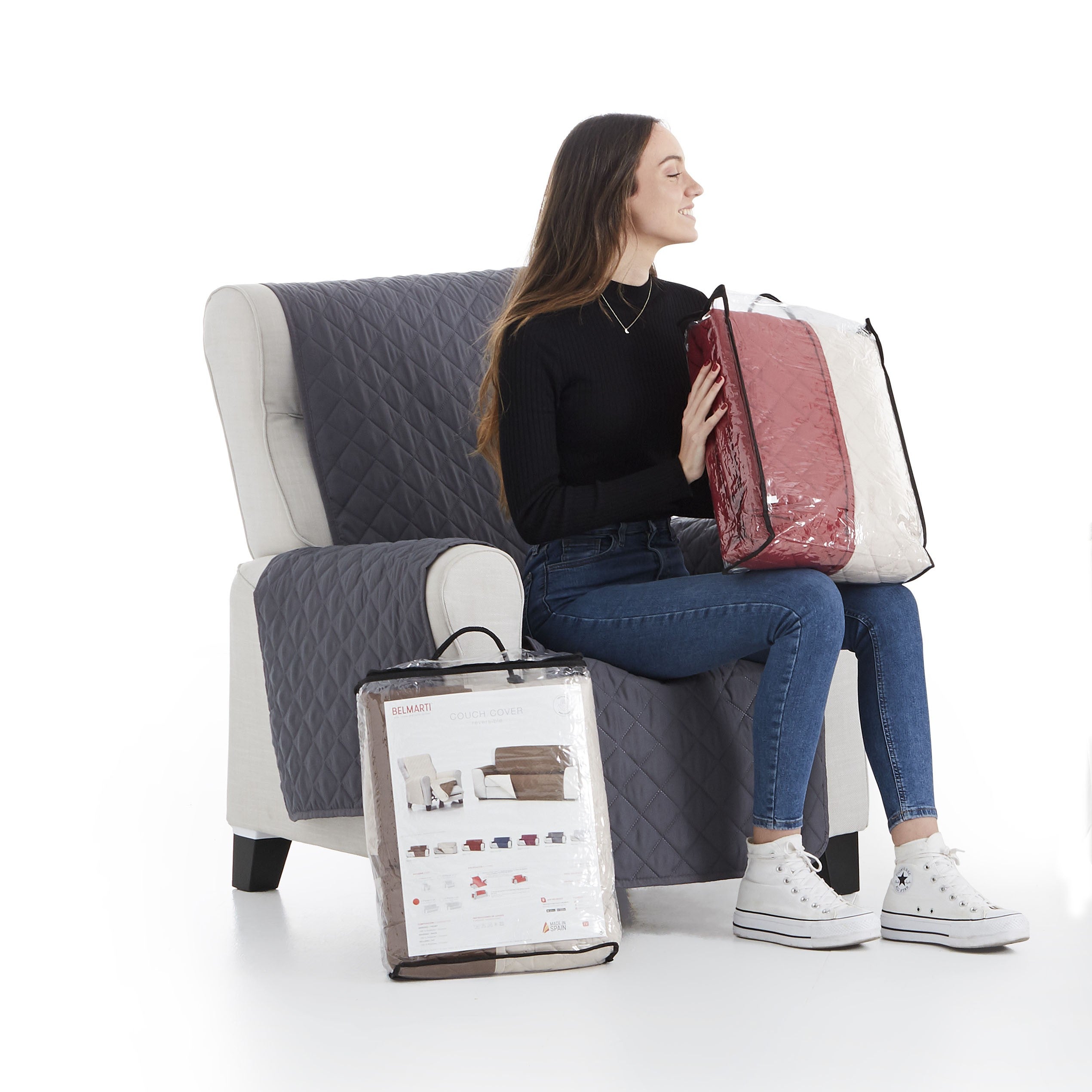 FUNDA SOFA ACOLCHADA 1 PLAZA