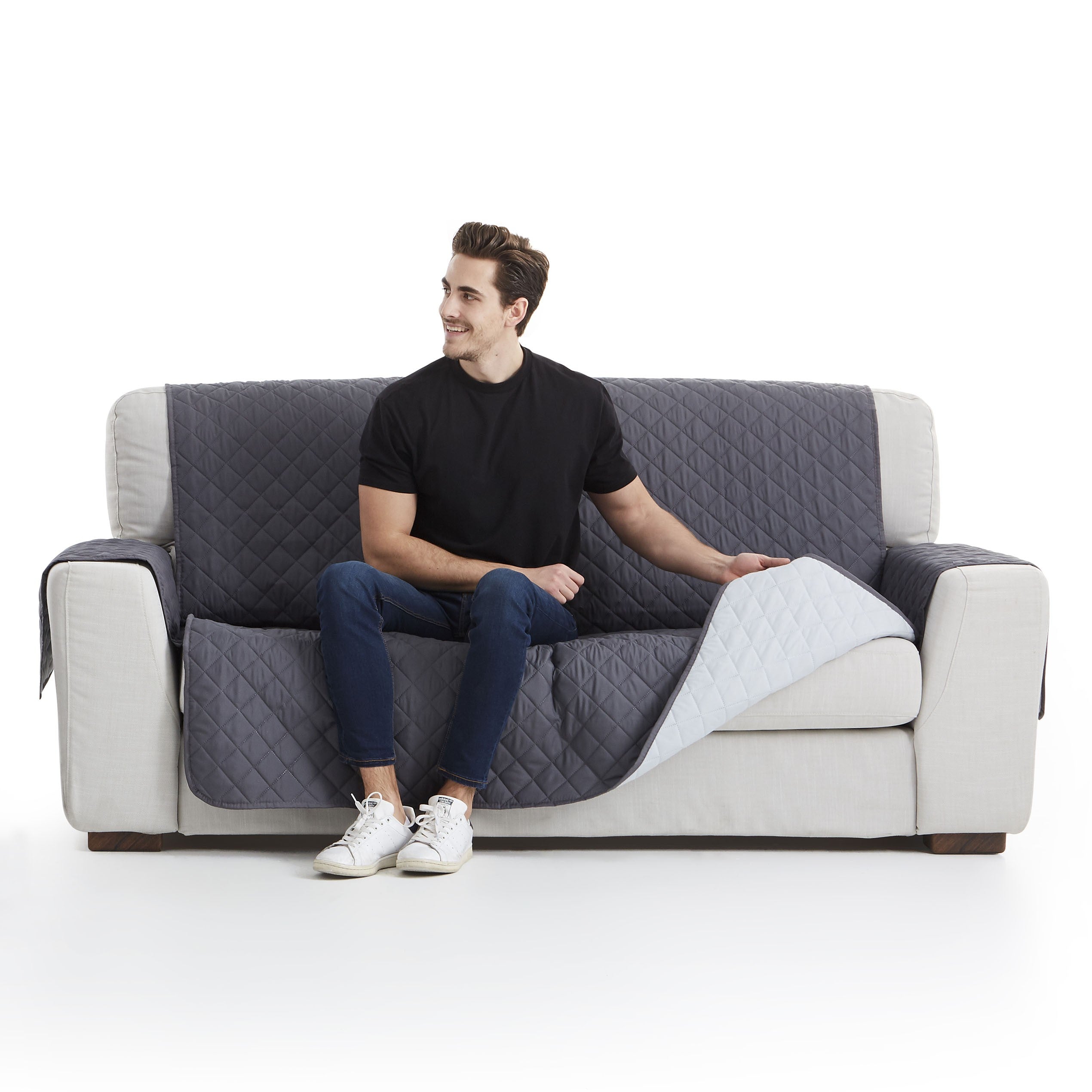 FUNDA SOFA ACOLCHADA 2 PLAZAS