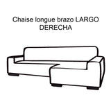 FUNDA DE SOFÁ CHAISE LONGUE B/LARGO GLAMOUR