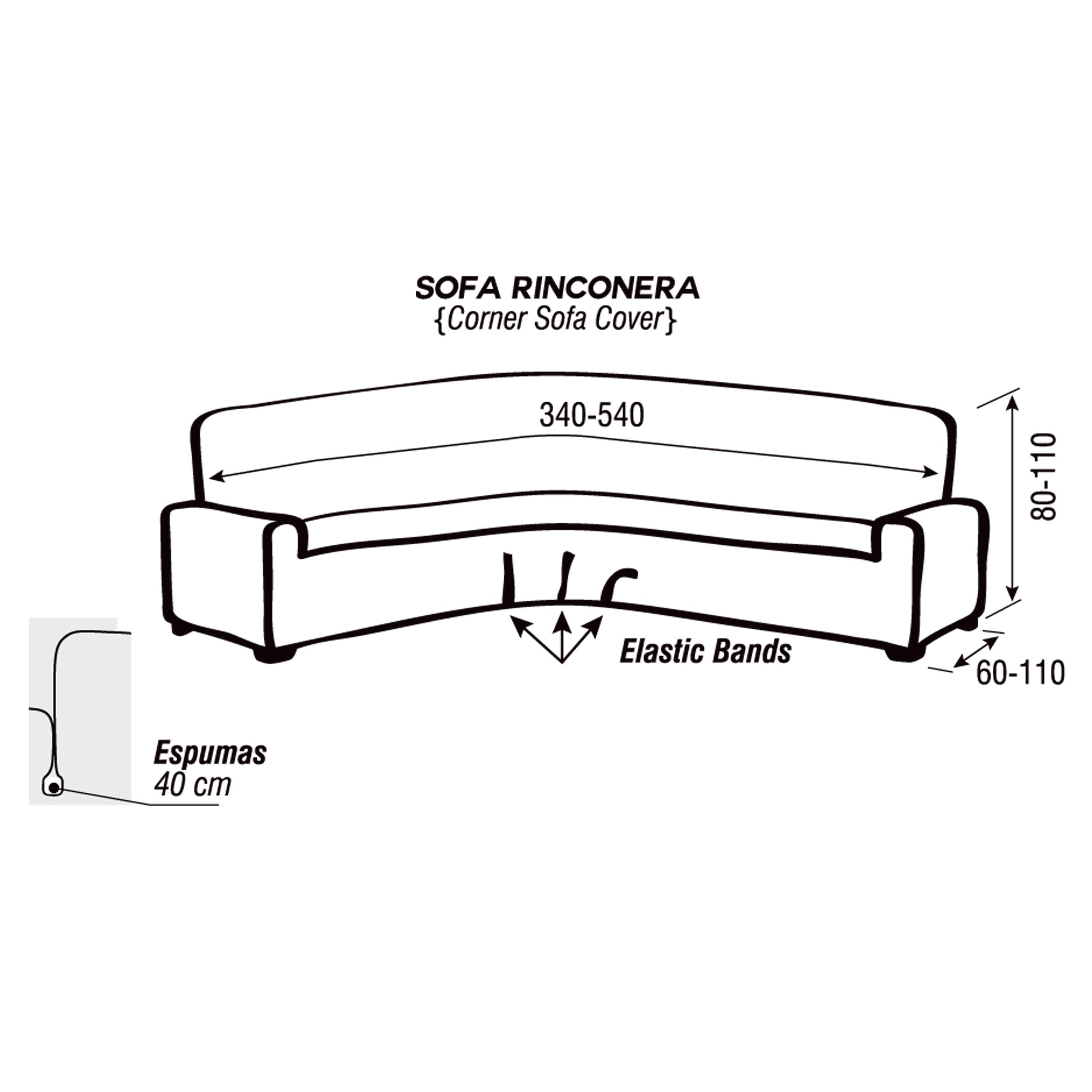 FUNDA SOFA RINCONERA GLAMOUR