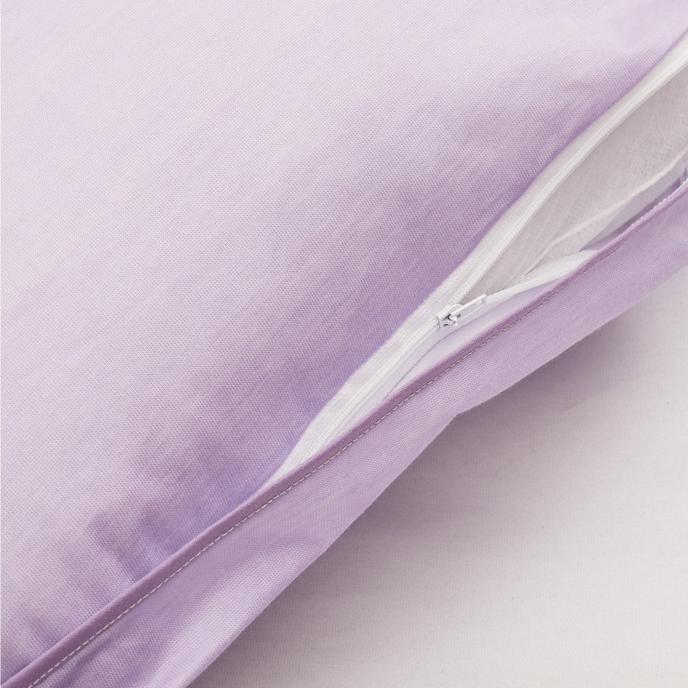 FUNDA ALMOHADA TENCEL LILA
