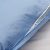 FUNDA ALMOHADA TENCEL AZUL