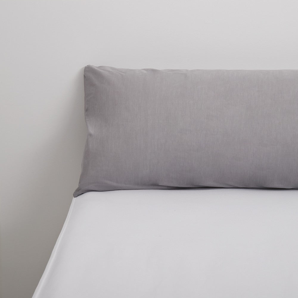 FUNDA ALMOHADA TENCEL GRIS