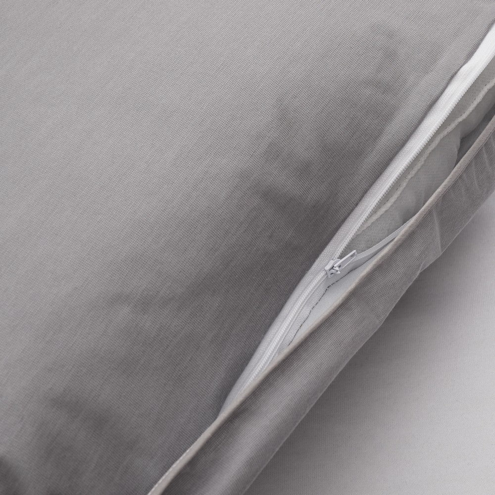 FUNDA ALMOHADA TENCEL GRIS