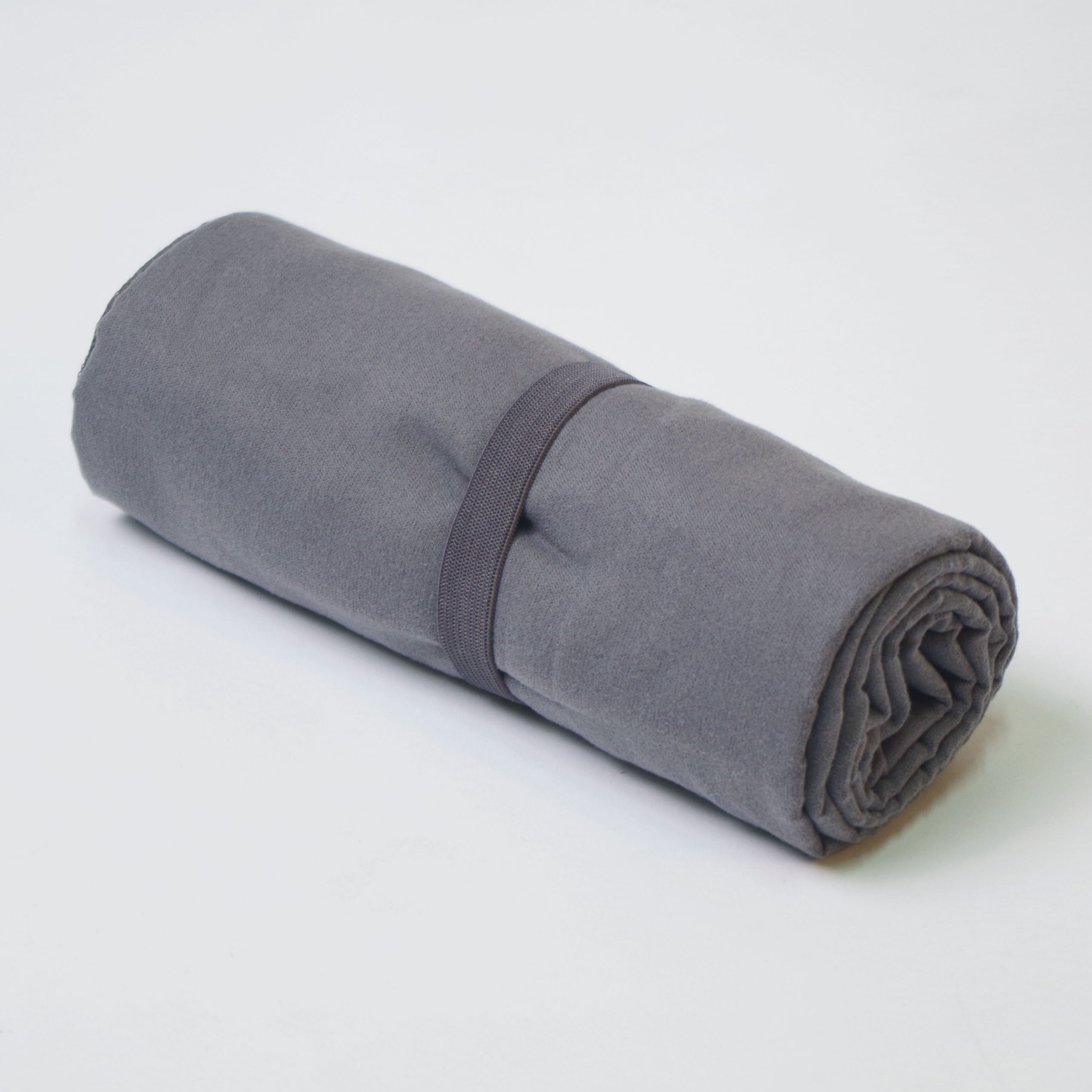 Toalla microfibra gris plomo