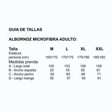 Albornoz microfibra adulto limón