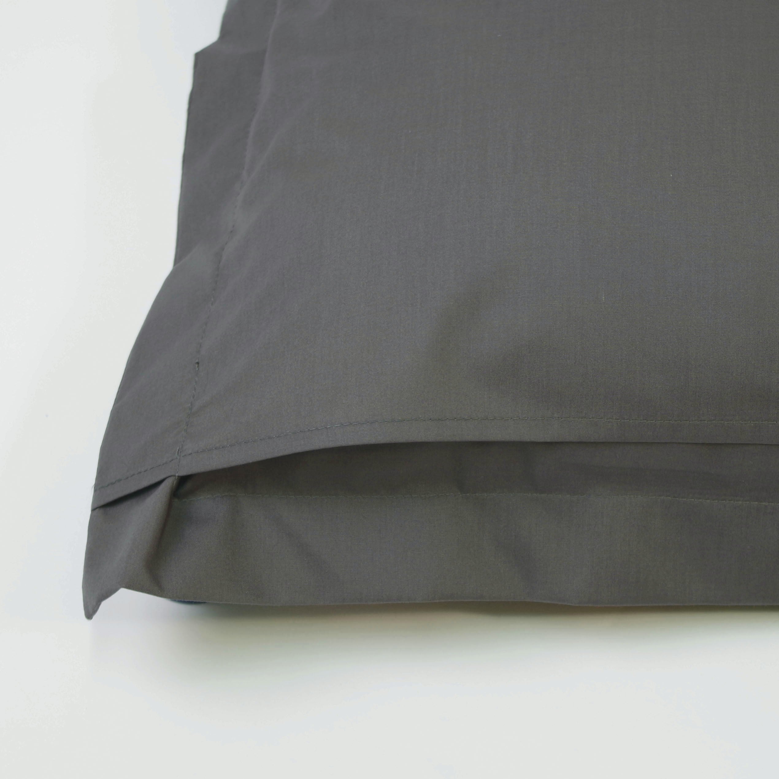 Funda de cojín 60x60 basic gris plomo 24
