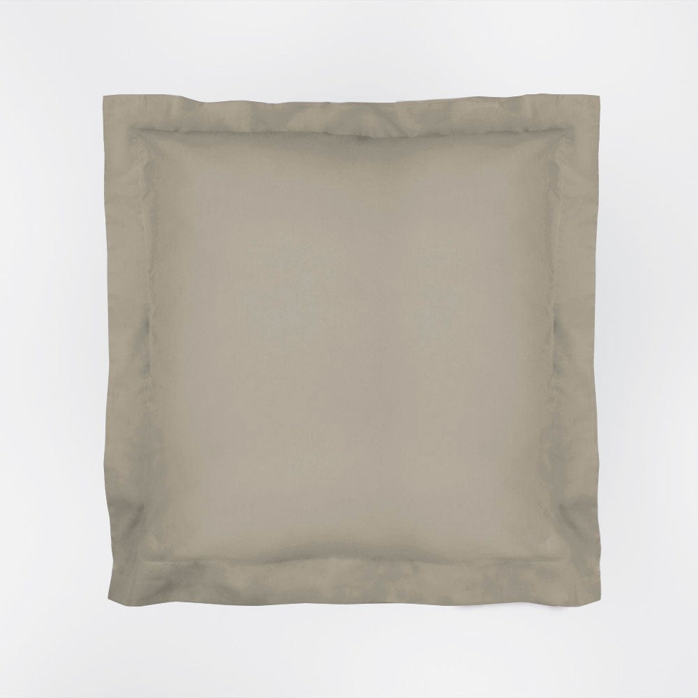FUNDA DE COJÍN POPELIN 45X45 VERDE HUMO