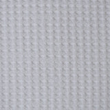 Funda de cojín nido abeja algodón blanco