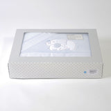 Coralina crib sheet set 004 blue