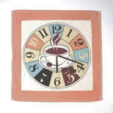Torchon éponge horloge 1153