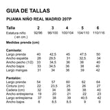 Real Madrid Champions 207 Kids Pajamas