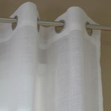 Grommet curtain in white