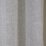 Eyelet curtain raw bottom