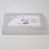 Ensemble de draps pour berceau Panda 293 blanc/gris