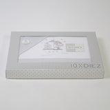 Pirate crib sheet set 279 white/gray