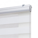 Store enrouleur duolux blanc platine