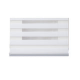 Store enrouleur duolux blanc platine