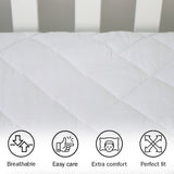 Padded crib bumper fabric