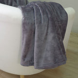 Coral fleece blanket alpes carbón