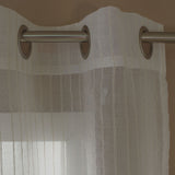 Grommet curtain Teresa white