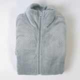 Jade coral fleece robe for women