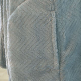 Jade coral fleece robe for women