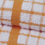 Pack of 2 Palermo orange kitchen towels